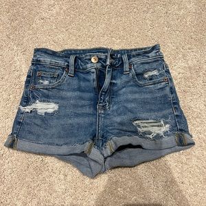 American Eagle Stretch distressed shorts